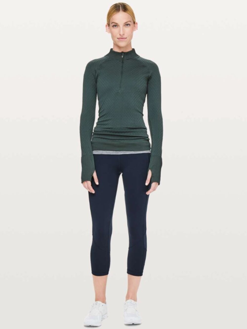 Lululemon Pace Rival Crop *Full-On Luxtreme 22" True Navy
